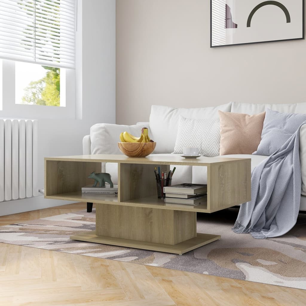 Coffee Table 103.5X50X44.5 Cm Engineered Wood