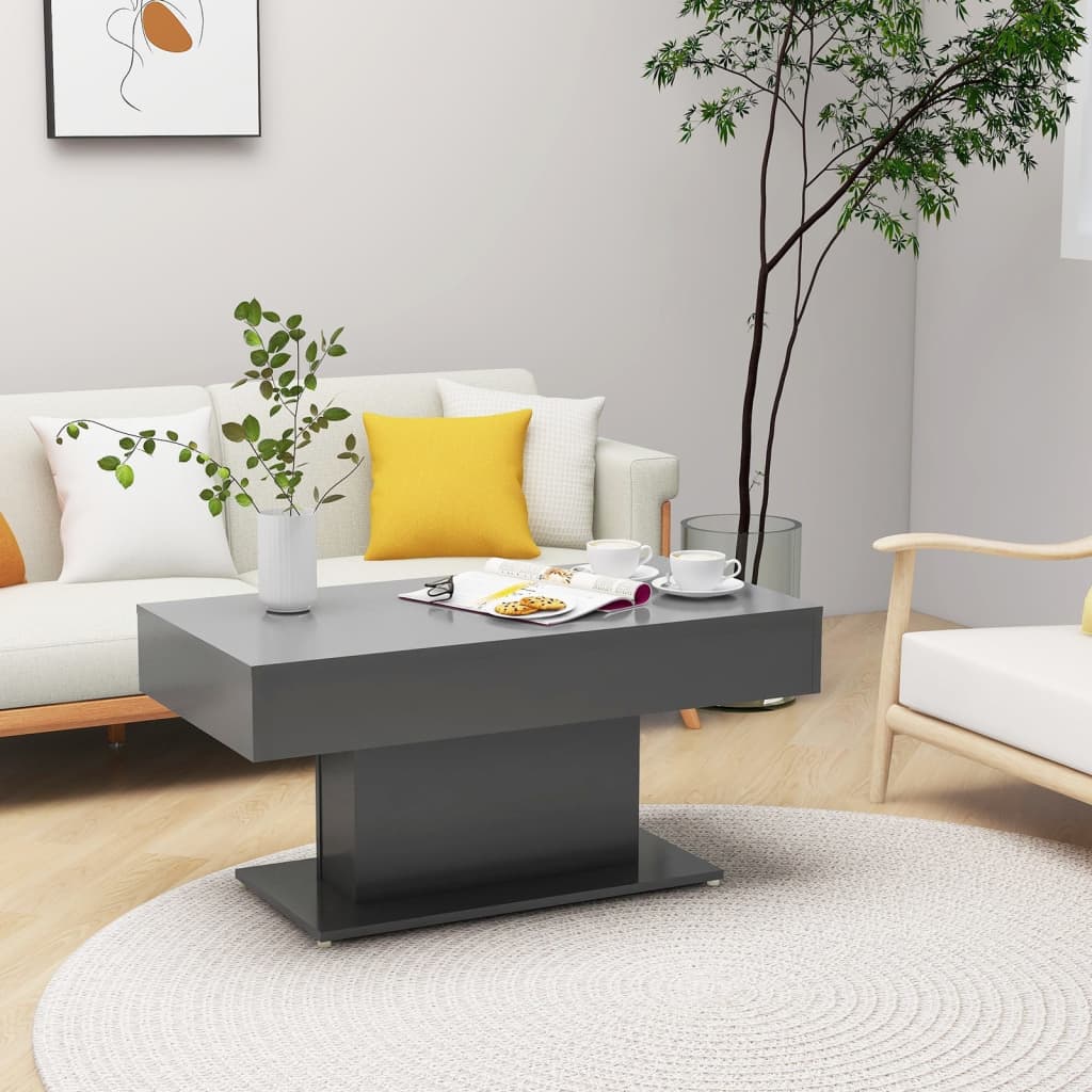 Coffee Table 96X50X45 Cm Engineered Wood