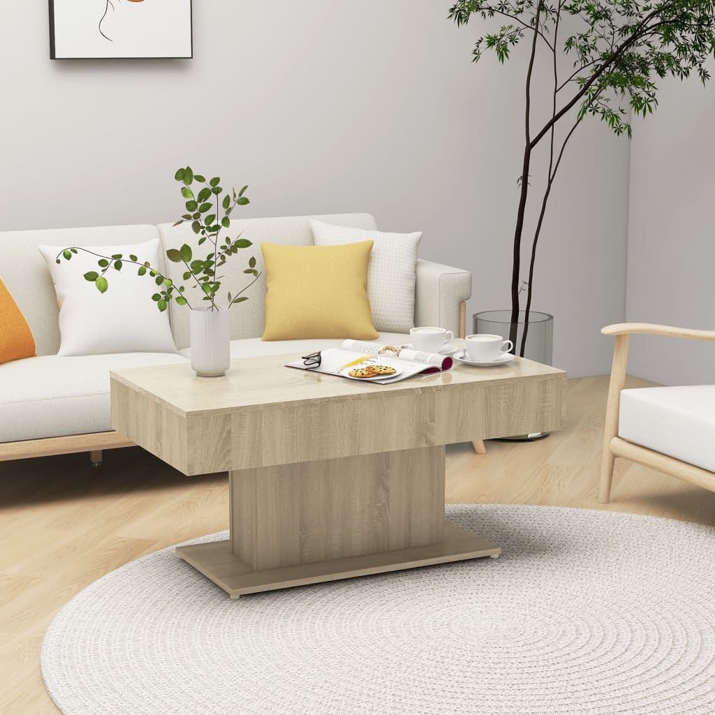 Coffee Table 96X50X45 Cm Engineered Wood