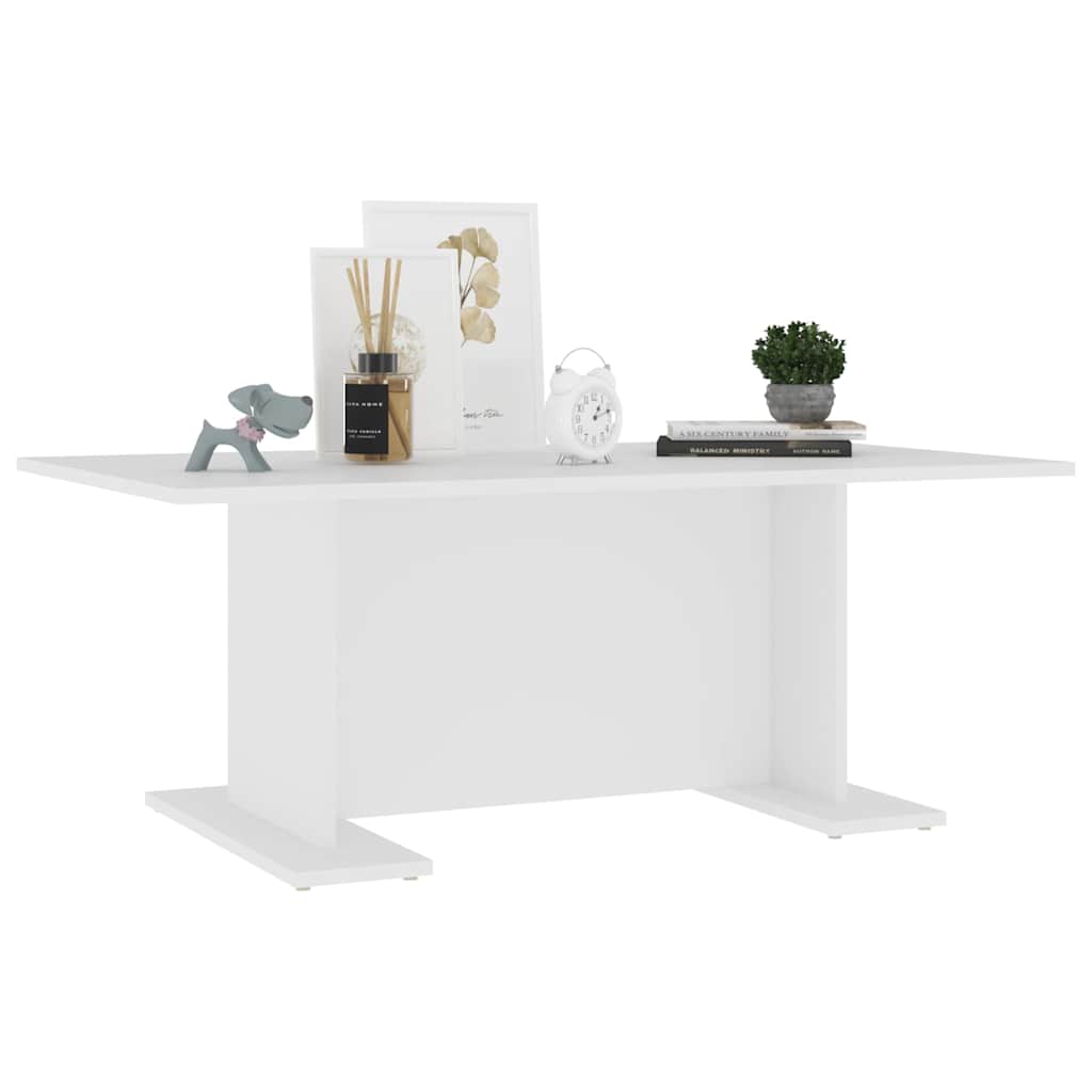 Coffee Table 103.5X60X40 Cm Engineered Wood Black Concrete Grey Old Wood White 1