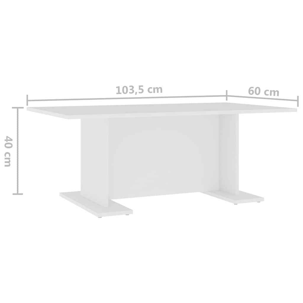 Coffee Table 103.5X60X40 Cm Engineered Wood Black Concrete Grey Old Wood White 1