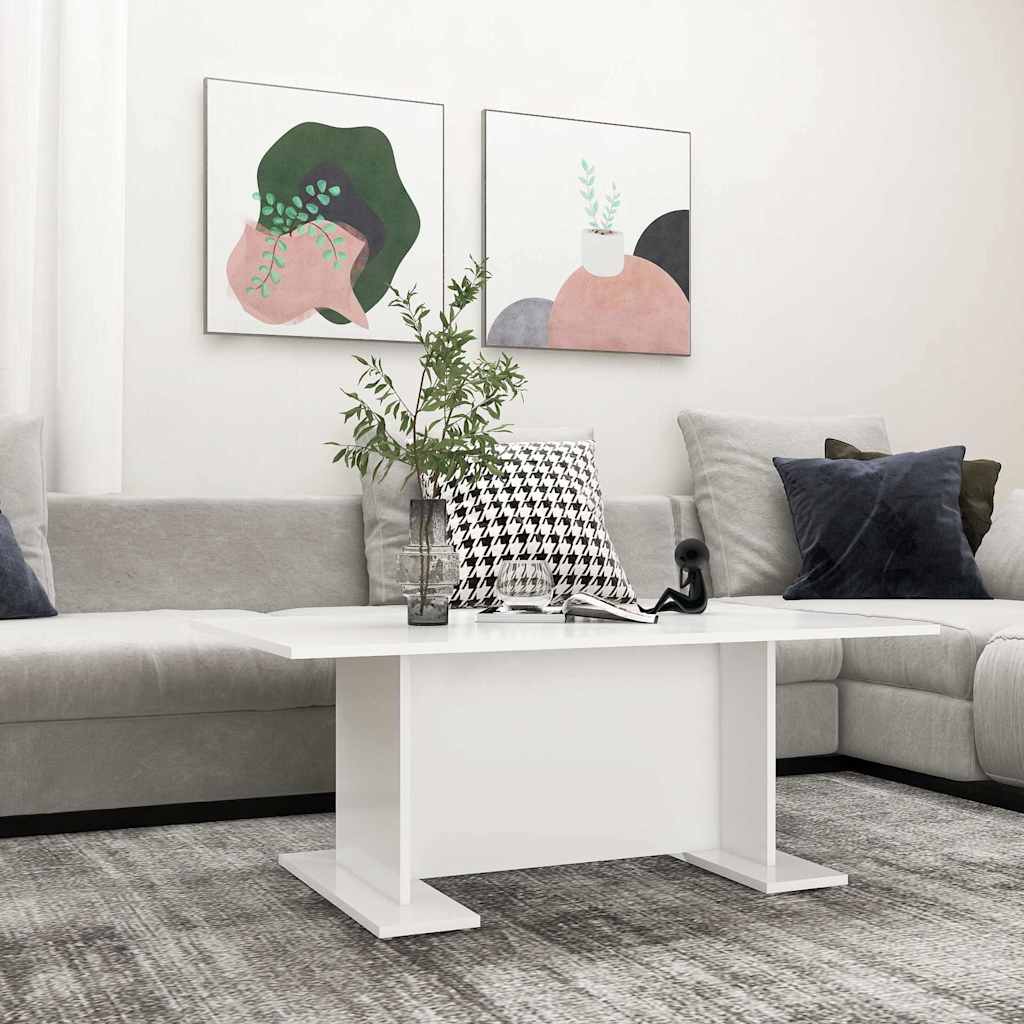 Coffee Table 103.5X60X40 Cm Engineered Wood Black Concrete Grey Old Wood White 1