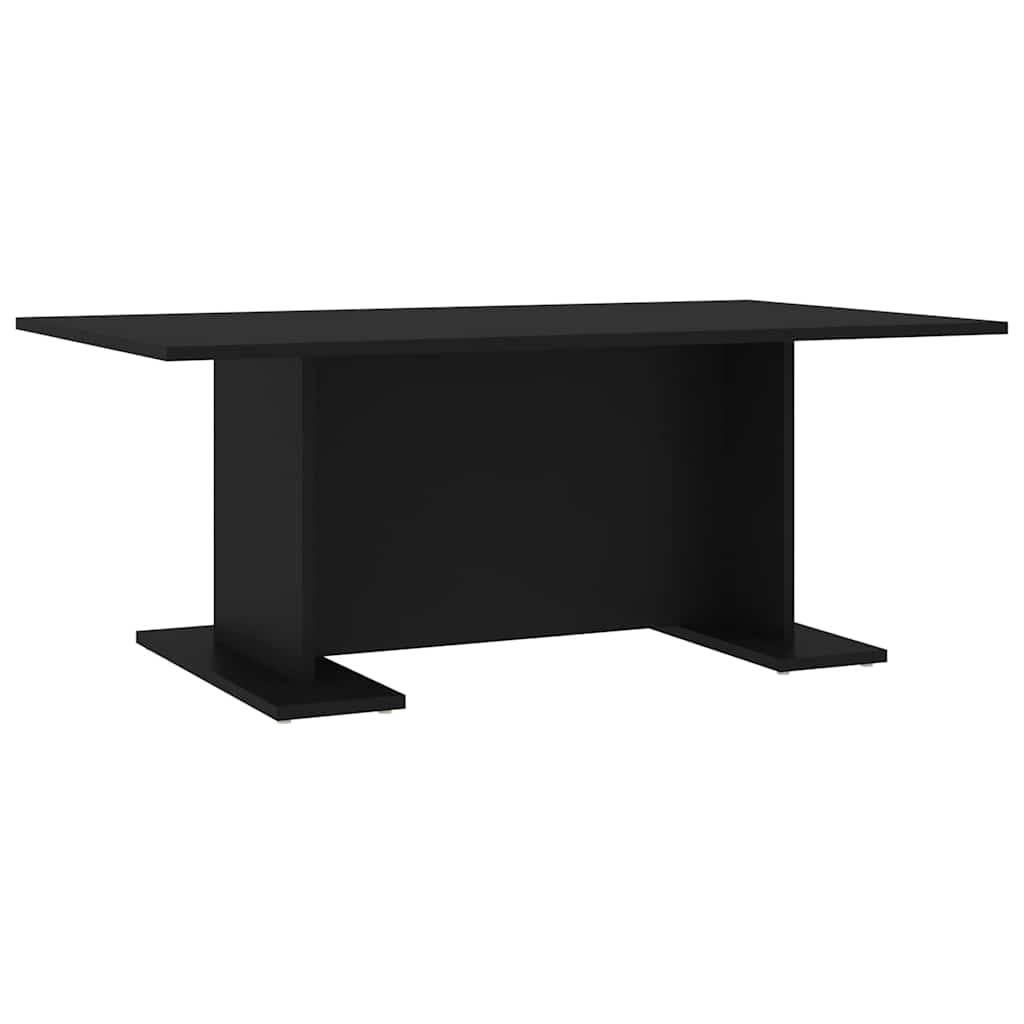 Coffee Table 103.5X60X40 Cm Engineered Wood Black Concrete Grey Old Wood White 1