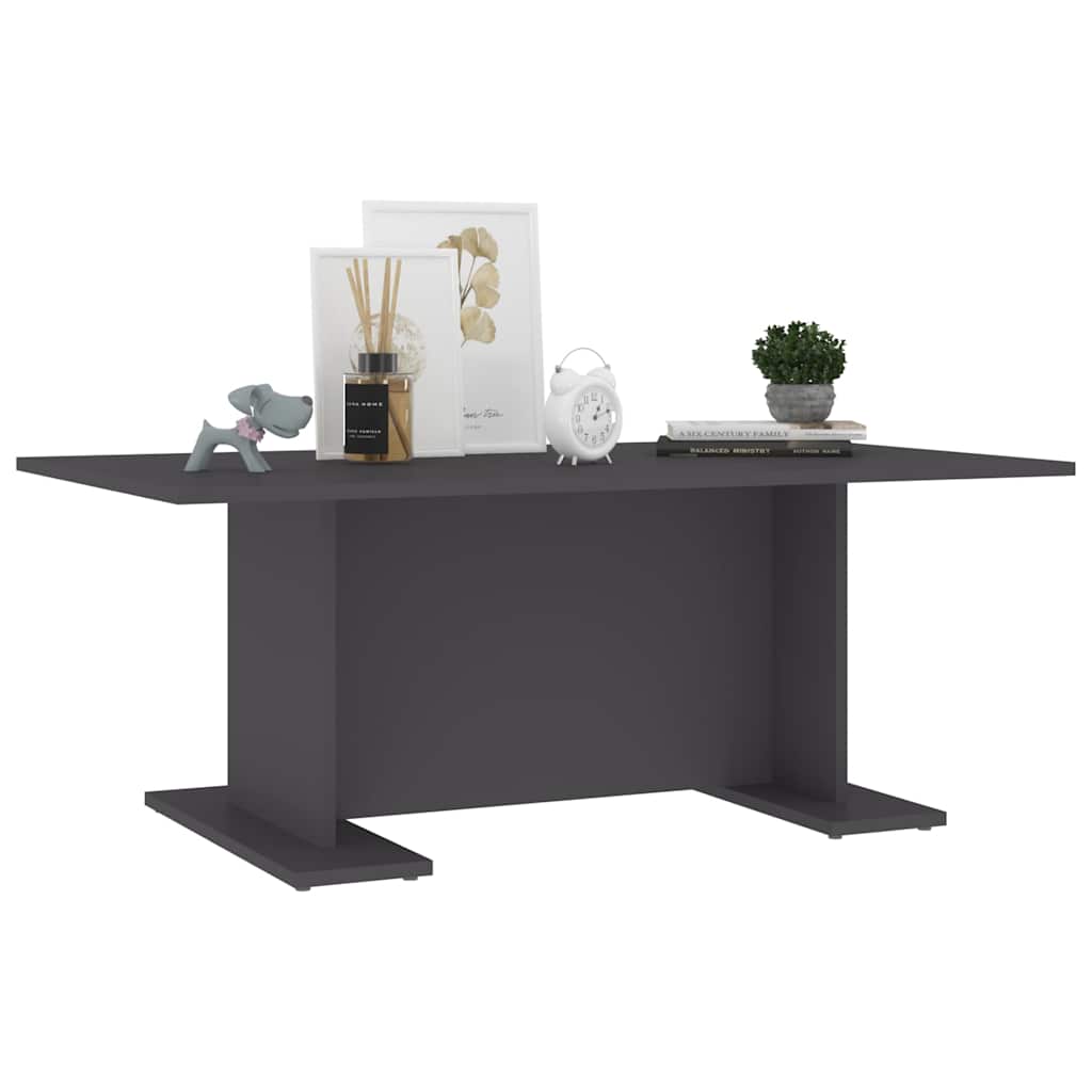 Coffee Table 103.5X60X40 Cm Engineered Wood Black Concrete Grey Old Wood White 1