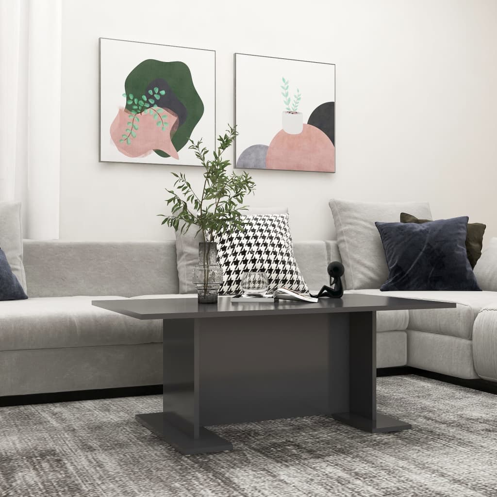 Coffee Table 103.5X60X40 Cm Engineered Wood
