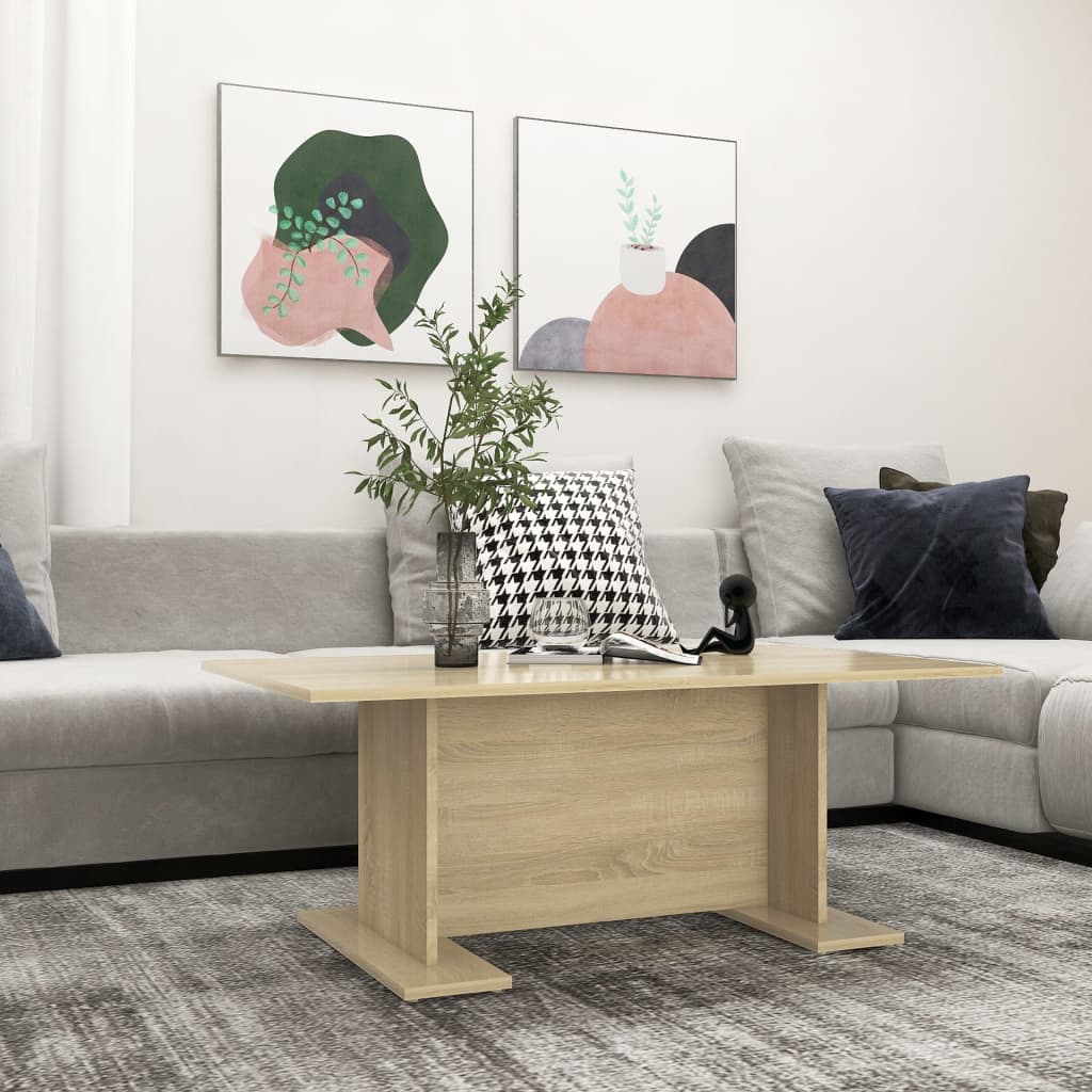 Coffee Table 103.5X60X40 Cm Engineered Wood