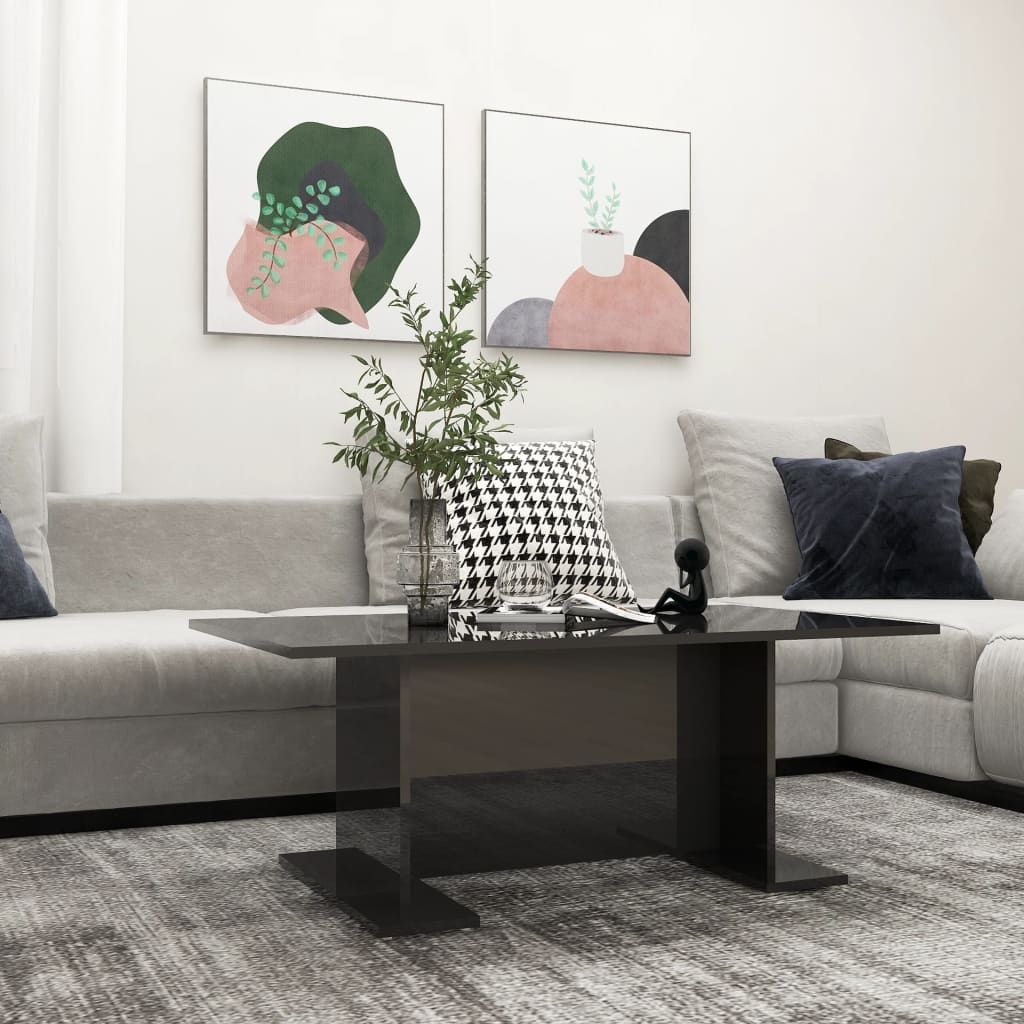 Coffee Table 103.5X60X40 Cm Engineered Wood