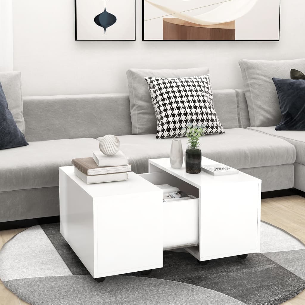 Coffee Table 60X60X38 Cm Engineered Wood