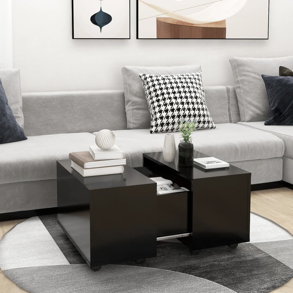 Coffee Table 60X60X38 Cm Engineered Wood