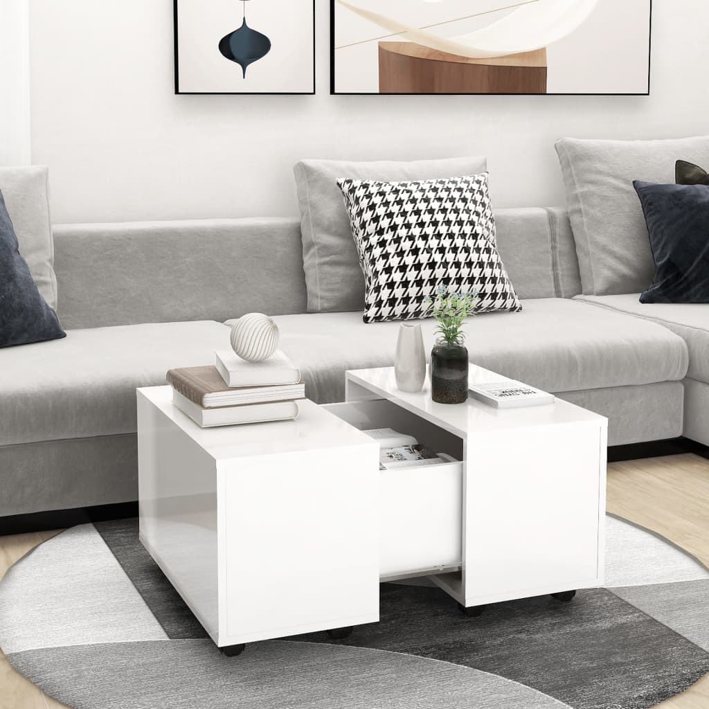 Coffee Table 60X60X38 Cm Engineered Wood