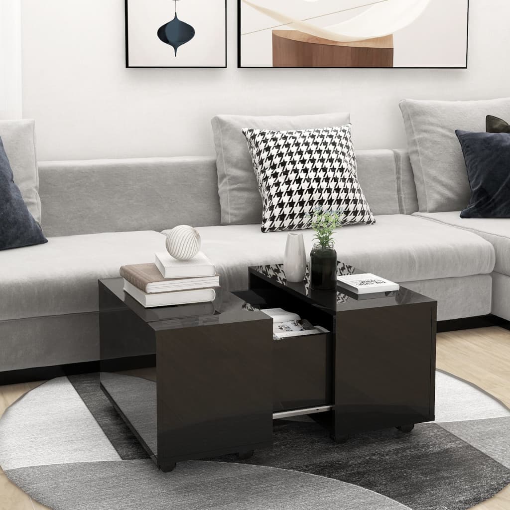 Coffee Table 60X60X38 Cm Engineered Wood
