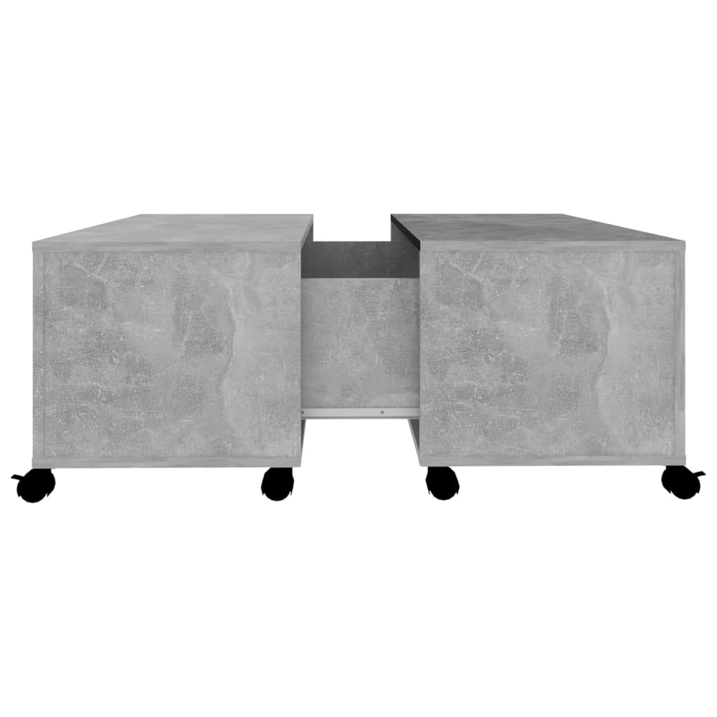 Coffee Table 75X75X38 Cm Engineered Wood