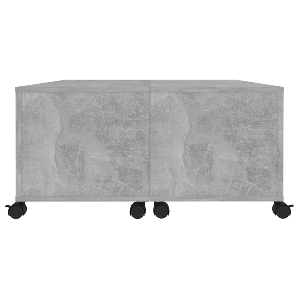Coffee Table 75X75X38 Cm Engineered Wood