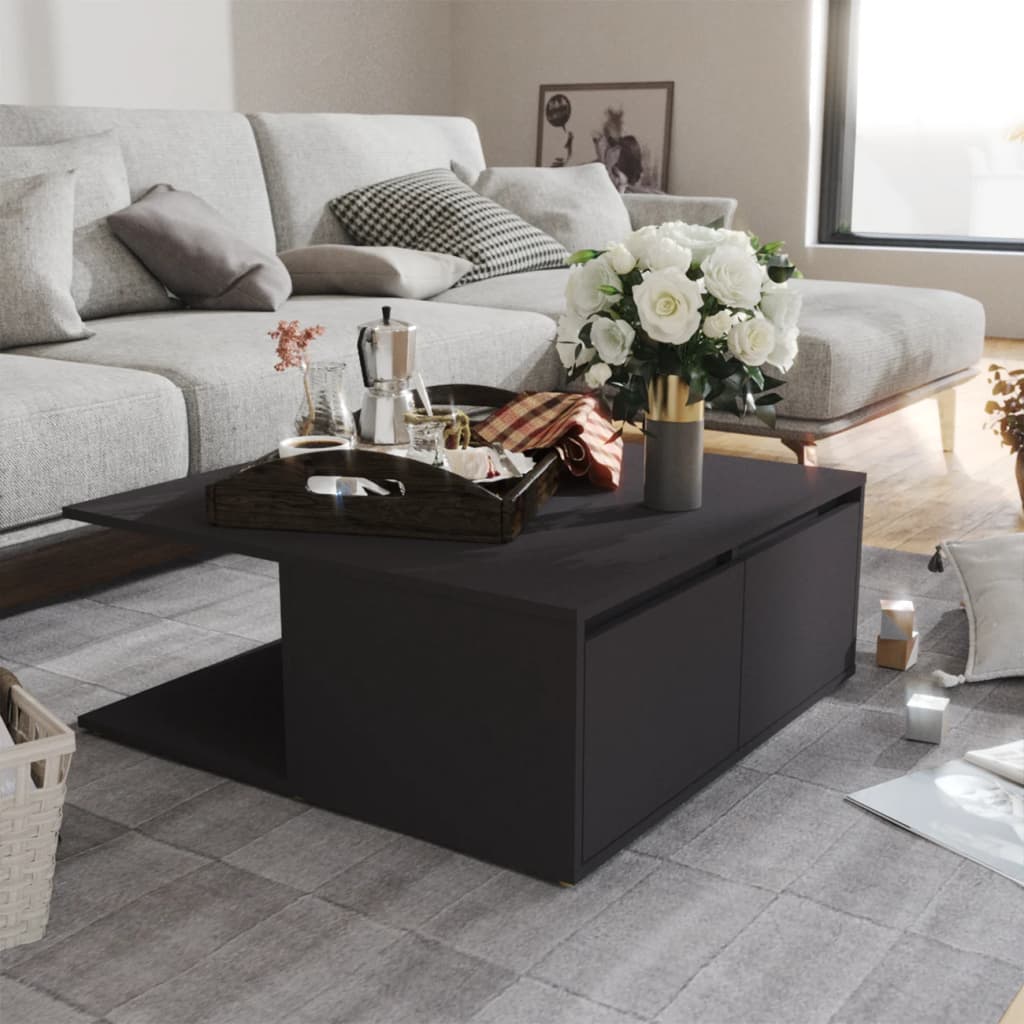 Coffee Table 80X80X31 Cm Engineered Wood
