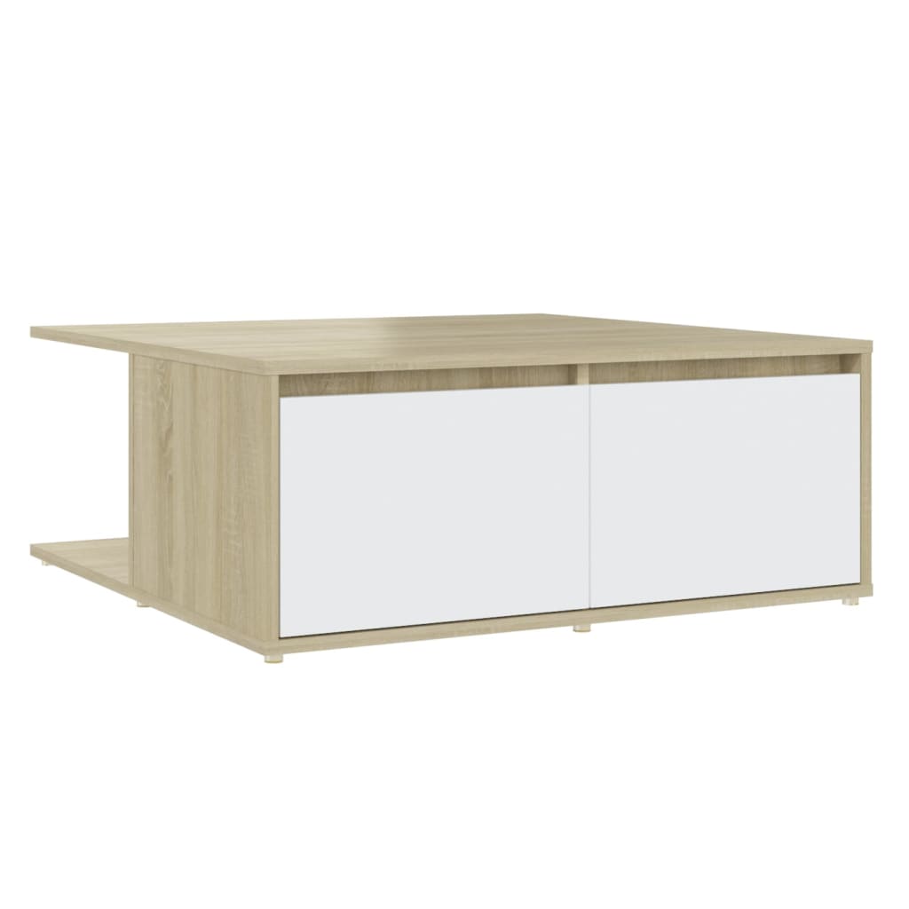 Coffee Table 80X80X31 Cm Engineered Wood