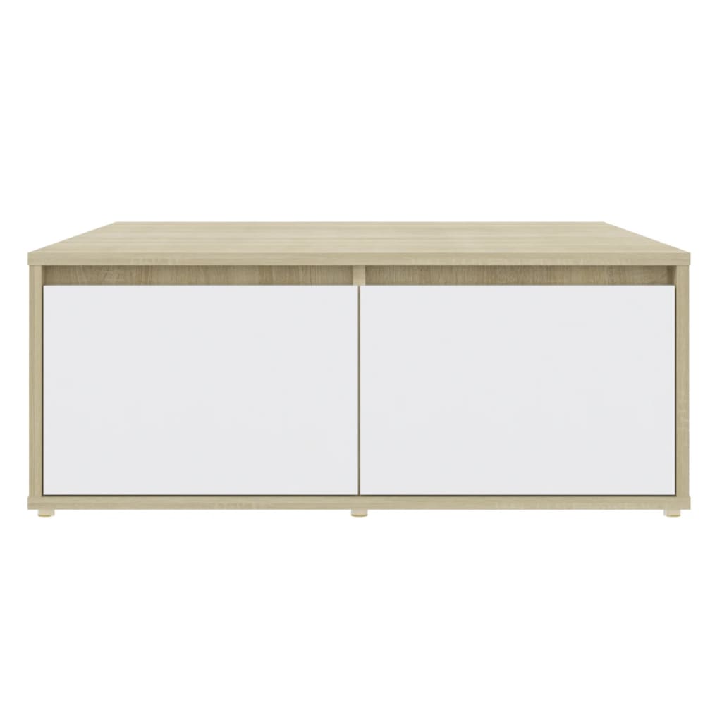 Coffee Table 80X80X31 Cm Engineered Wood