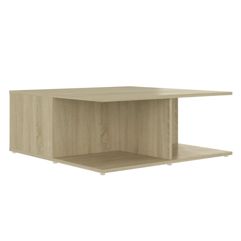 Coffee Table 80X80X31 Cm Engineered Wood