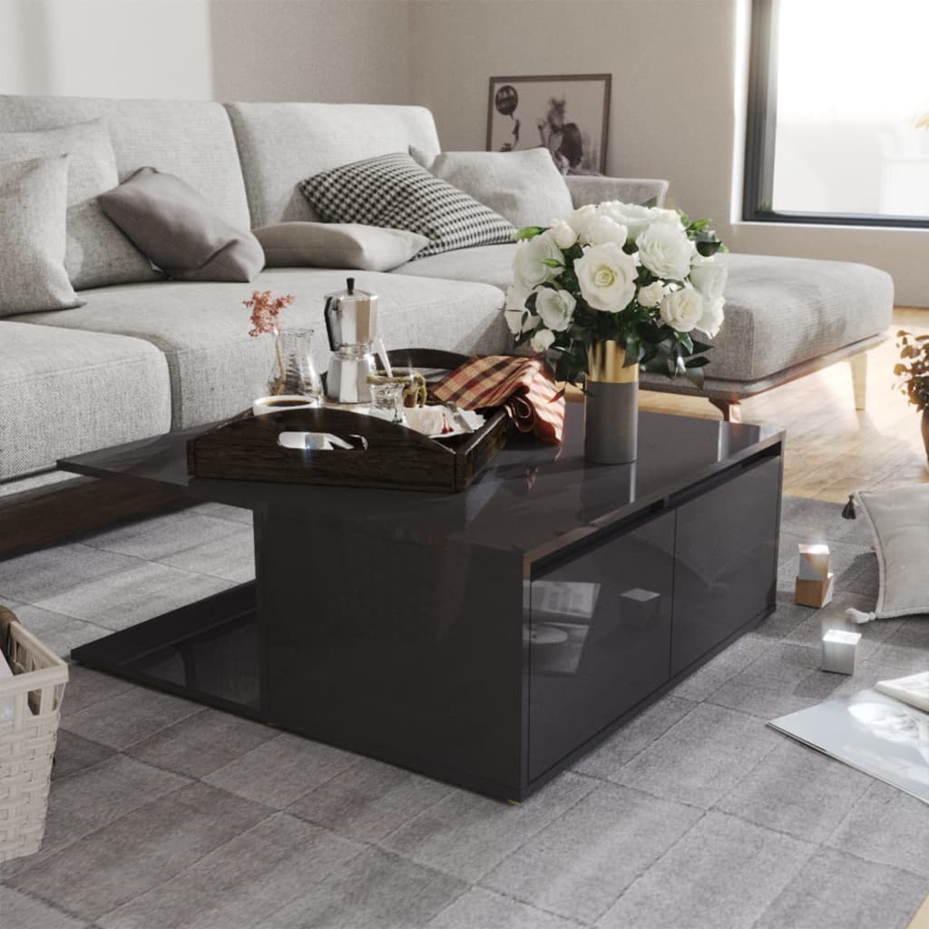 Coffee Table 80X80X31 Cm Engineered Wood