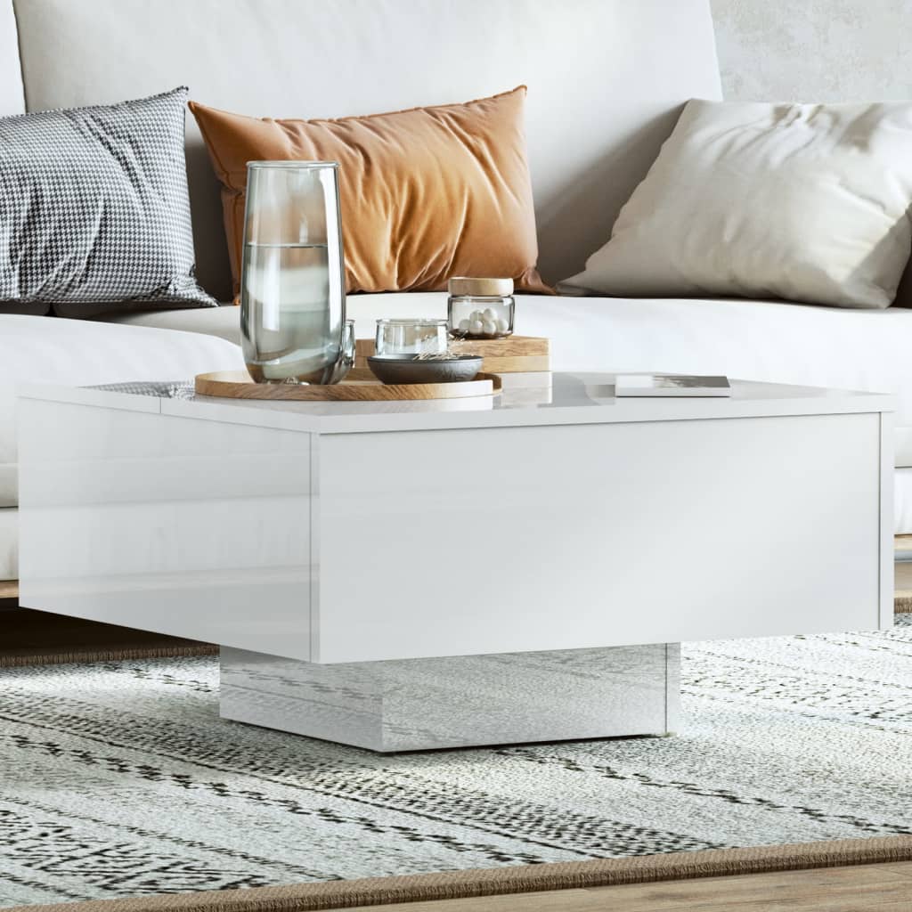Coffee Table 60X60X31.5 Cm Engineered Wood