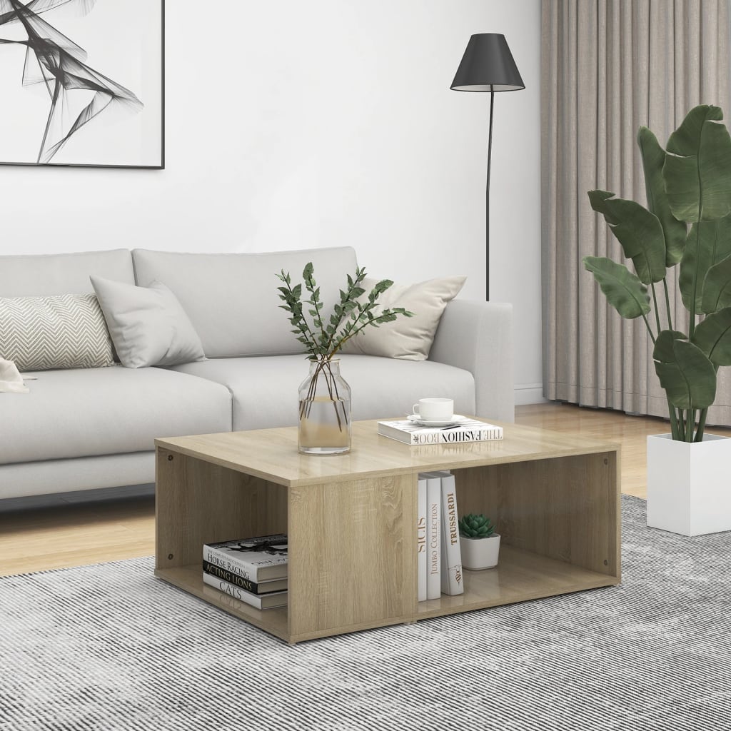 Coffee Table 90X67X33 Cm Engineered Wood
