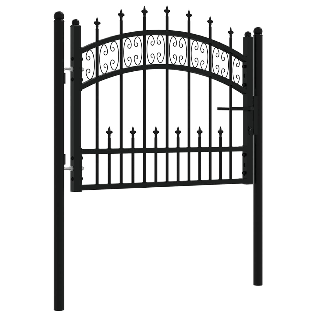 Fence Gate Kampen With Spear Top Steel
