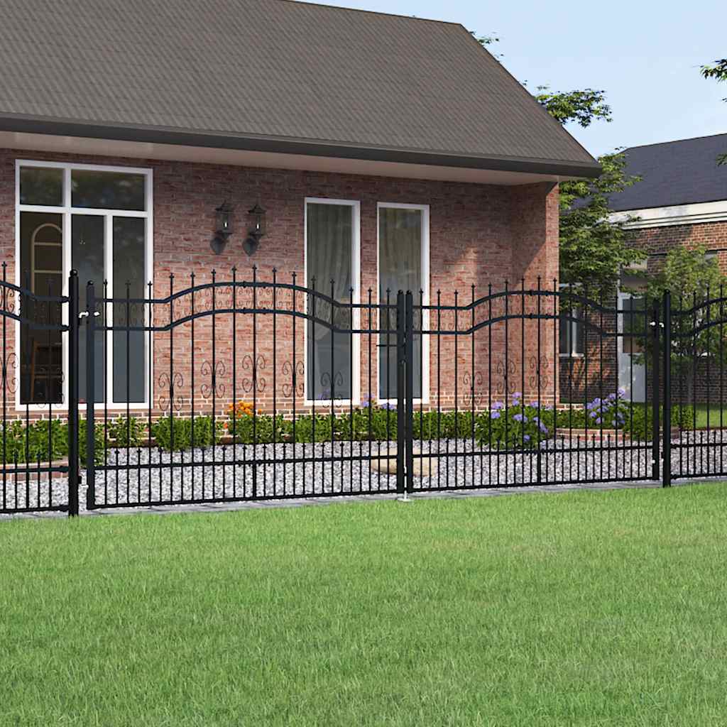 Fence Gate Kampen With Spear Top Steel