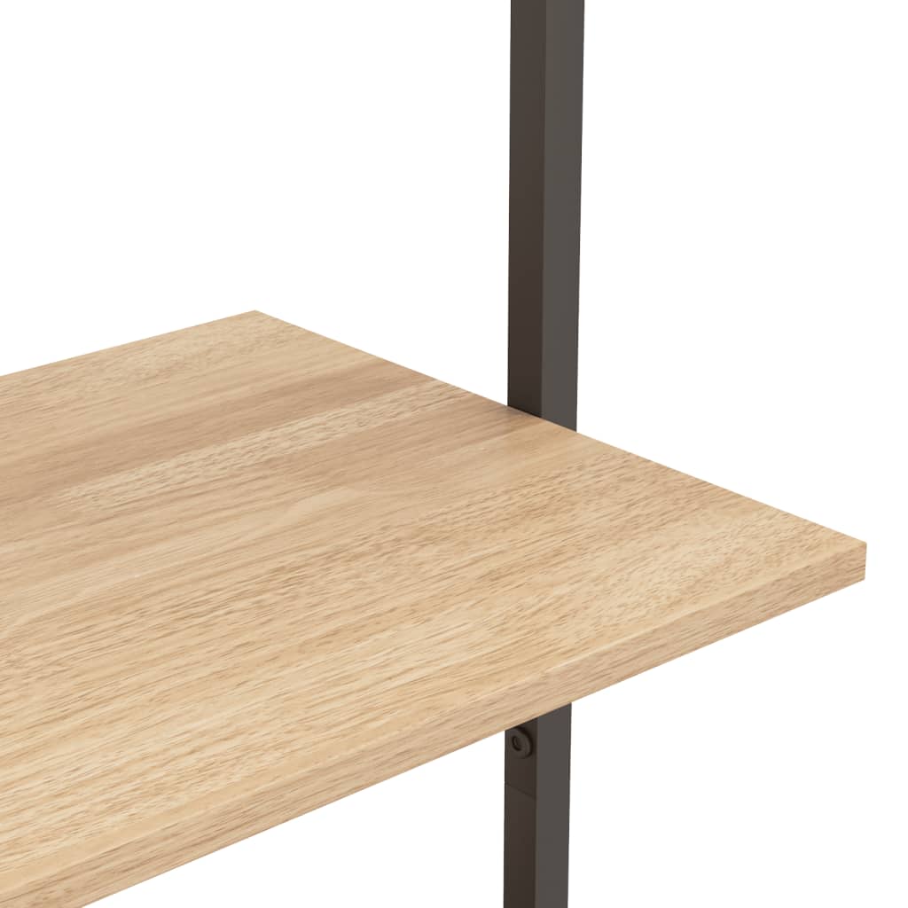 3-Tier Leaning Shelf And Black 64X35X