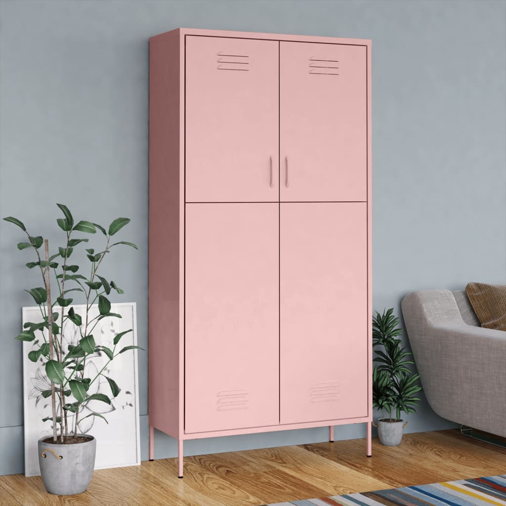 Wardrobe 90X50X180 Cm Steel