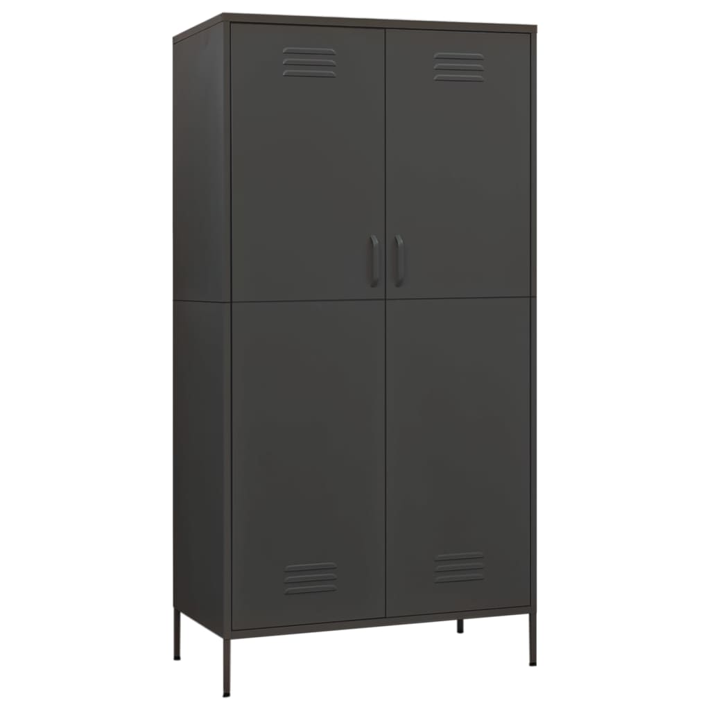 Wardrobe 90X50X180 Cm Steel