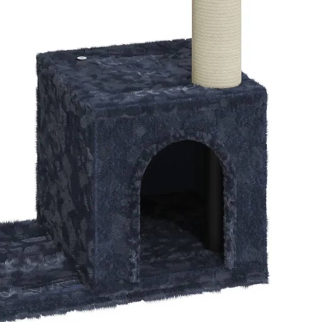 Cat Tree With Sisal Scratching Posts Dark