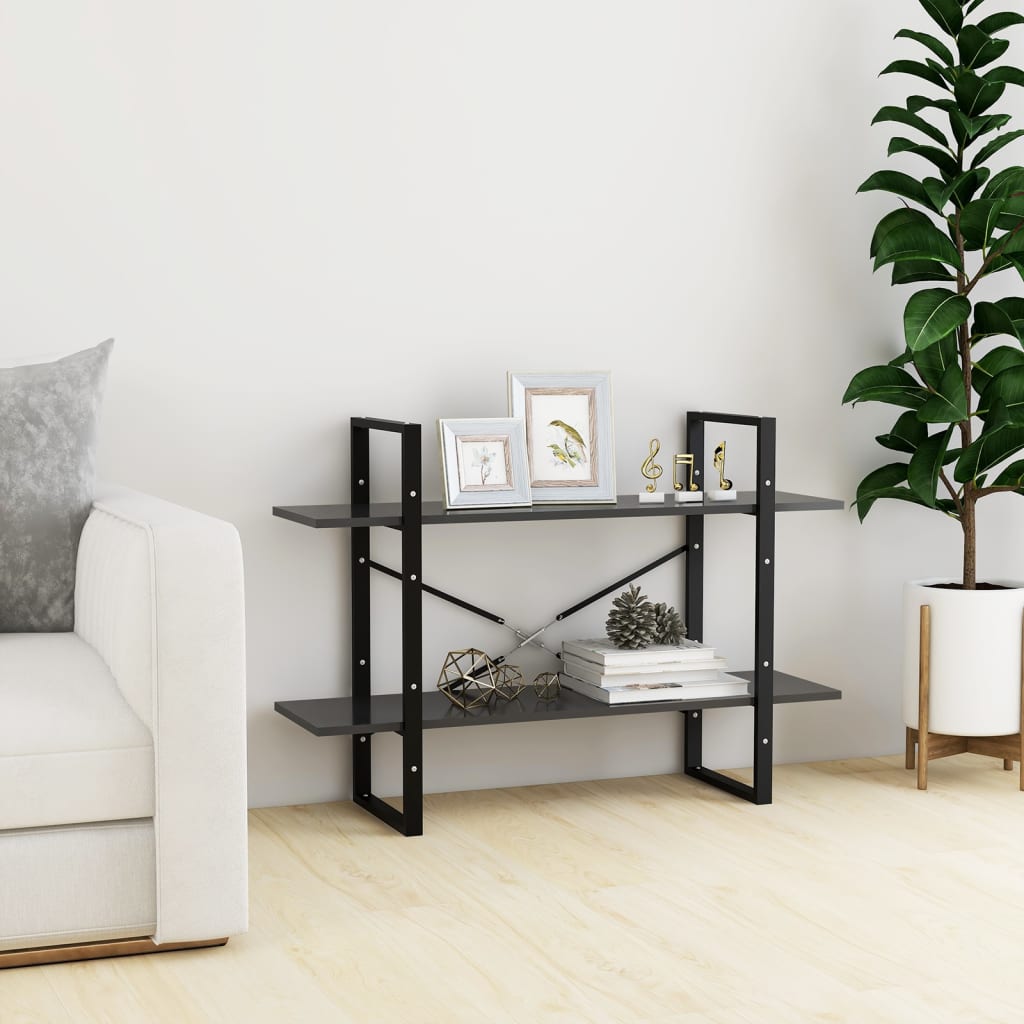 2-Tier Book Cabinet 100X30X