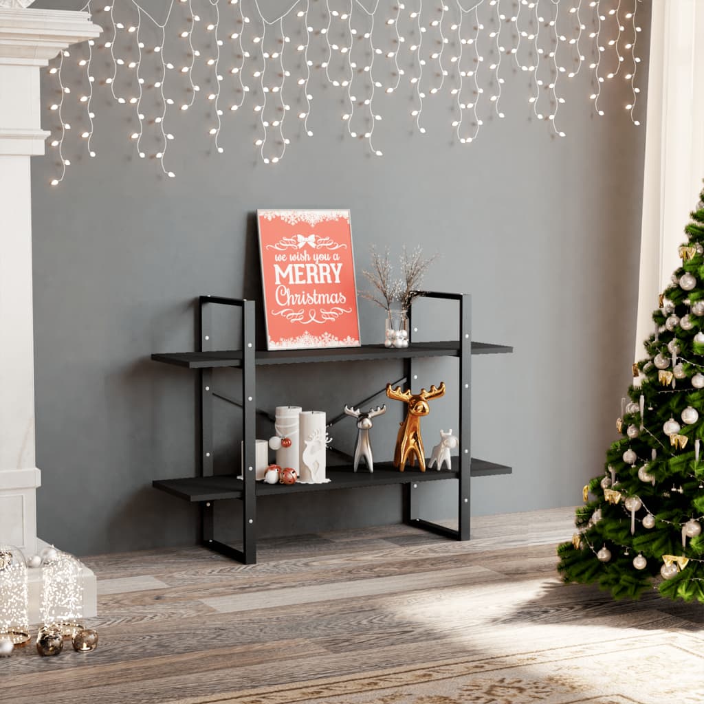 2-Tier Book Cabinet 100X30X