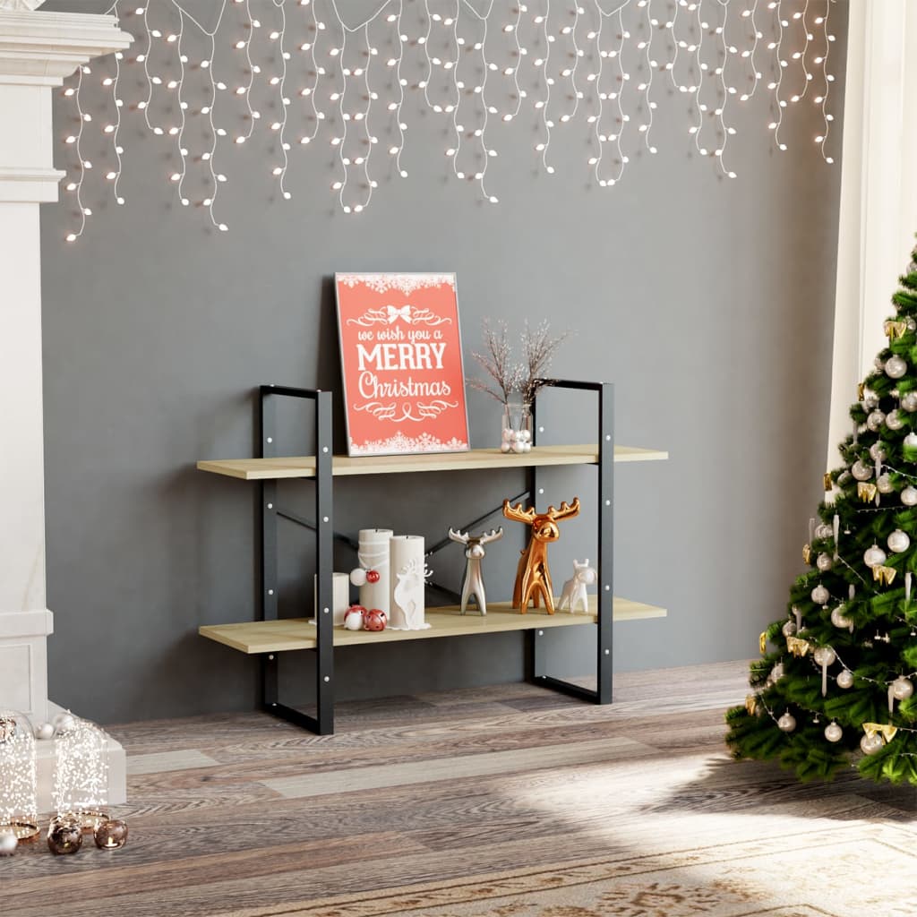 2-Tier Book Cabinet 100X30X