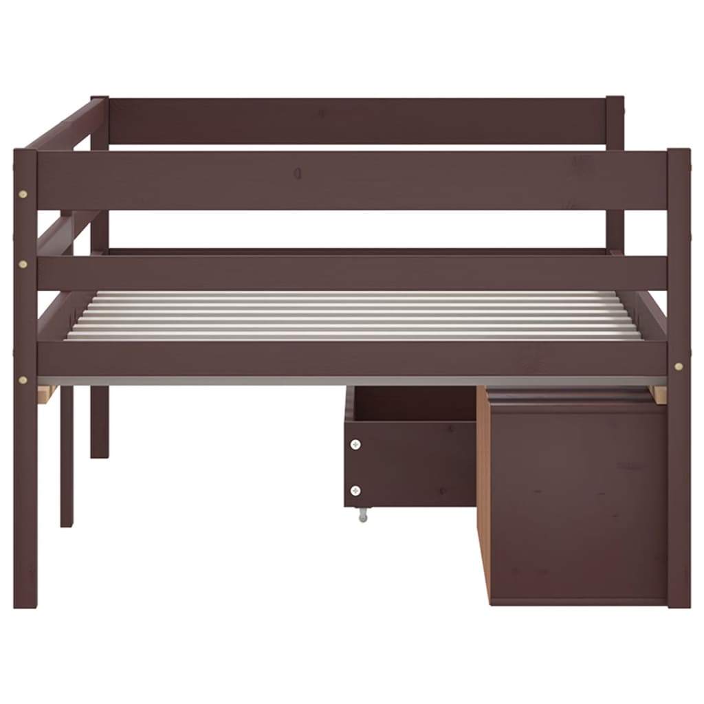 Bed Frame With Storage Without Mattress 90X200 Cm