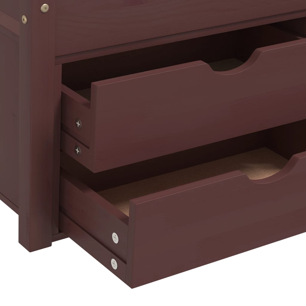 Bed Frame With Storage Without Mattress 90X200 Cm