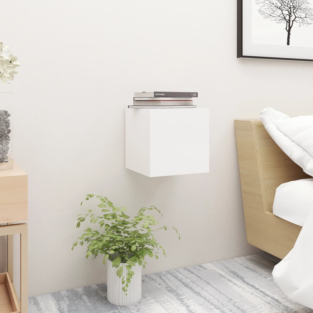 Bedside Cabinet 30.5X30X30 Cm Engineered Wood
