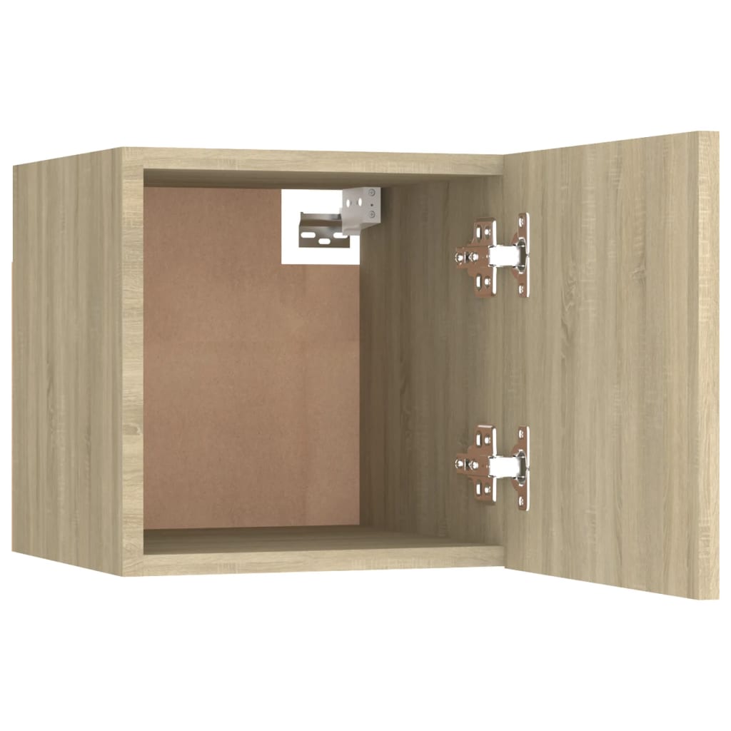 Bedside Cabinet 30.5X30X30 Cm Engineered Wood