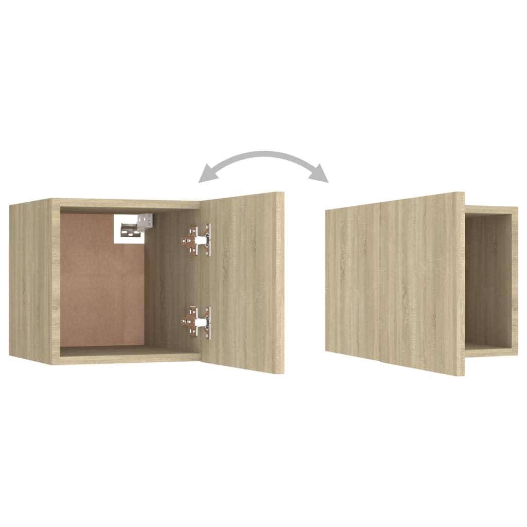 Bedside Cabinet 30.5X30X30 Cm Engineered Wood
