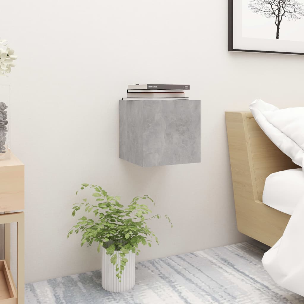 Bedside Cabinet 30.5X30X30 Cm Engineered Wood