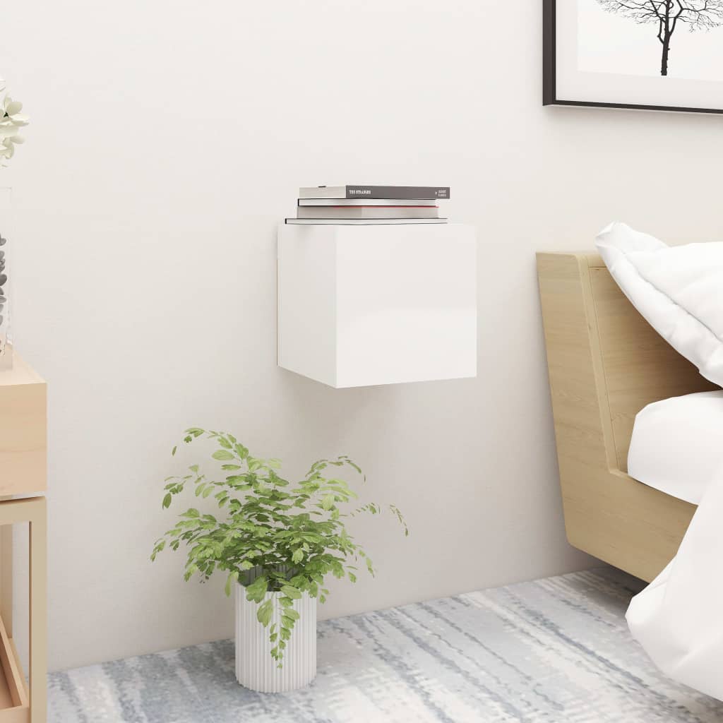 Bedside Cabinet 30.5X30X30 Cm Engineered Wood