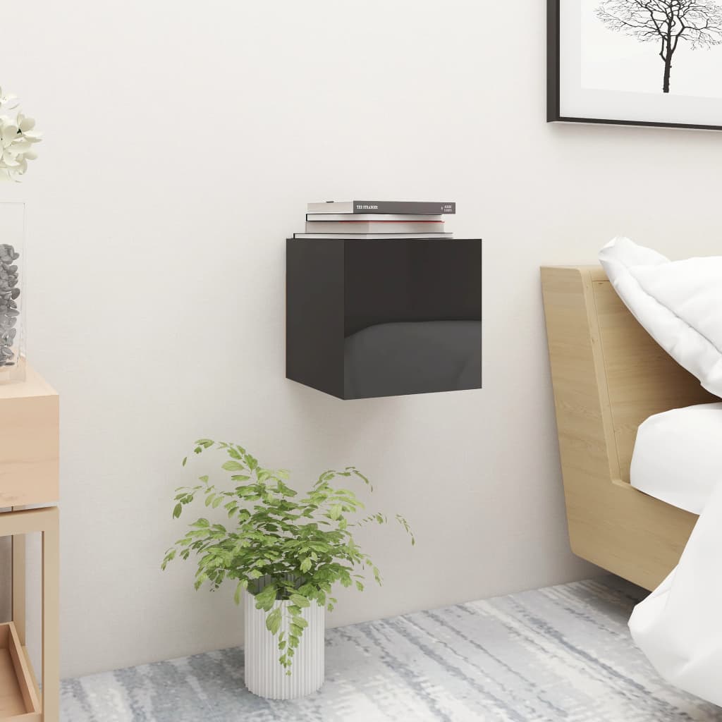 Bedside Cabinet 30.5X30X30 Cm Engineered Wood