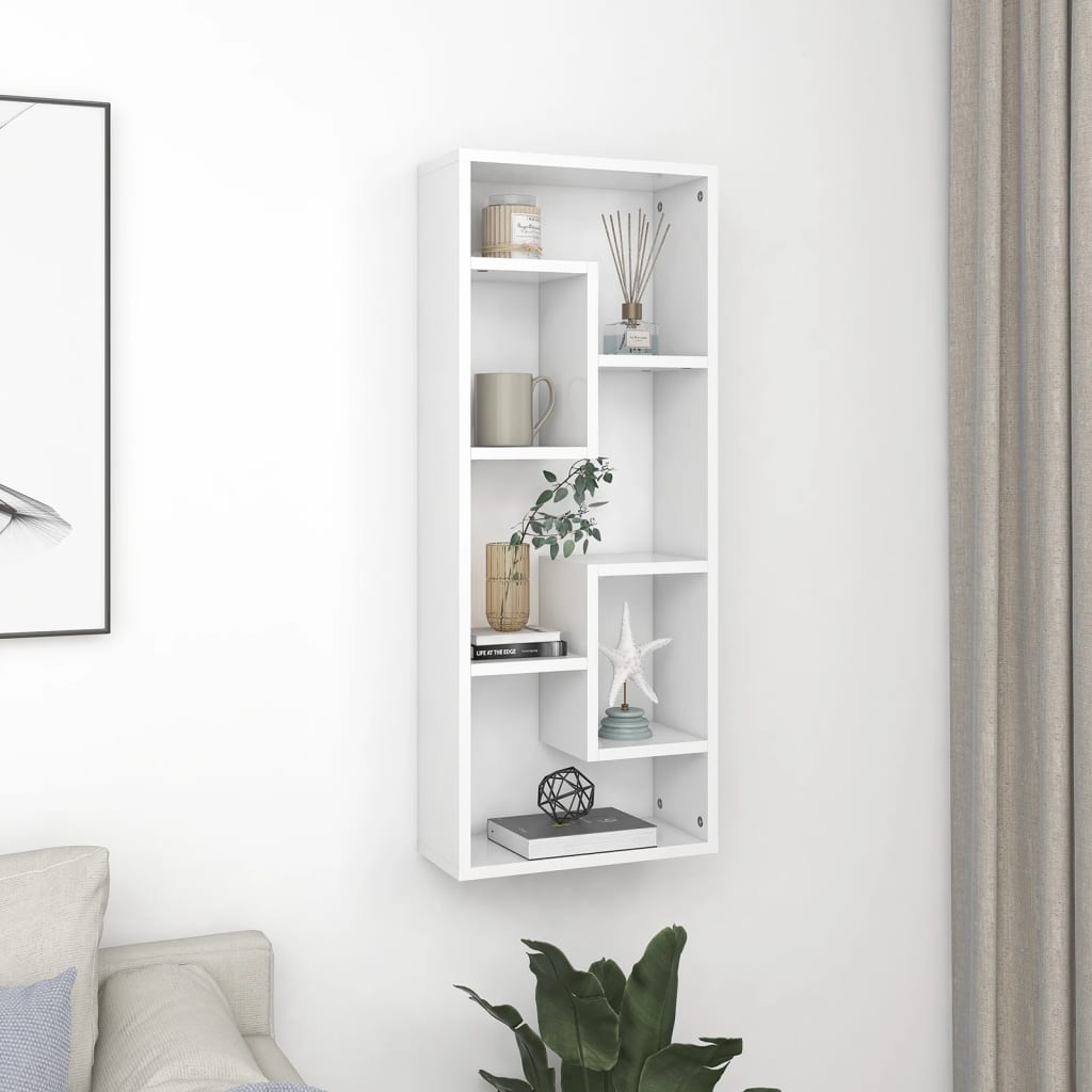 Wall Shelf 36X16X90 Cm Engineered Wood