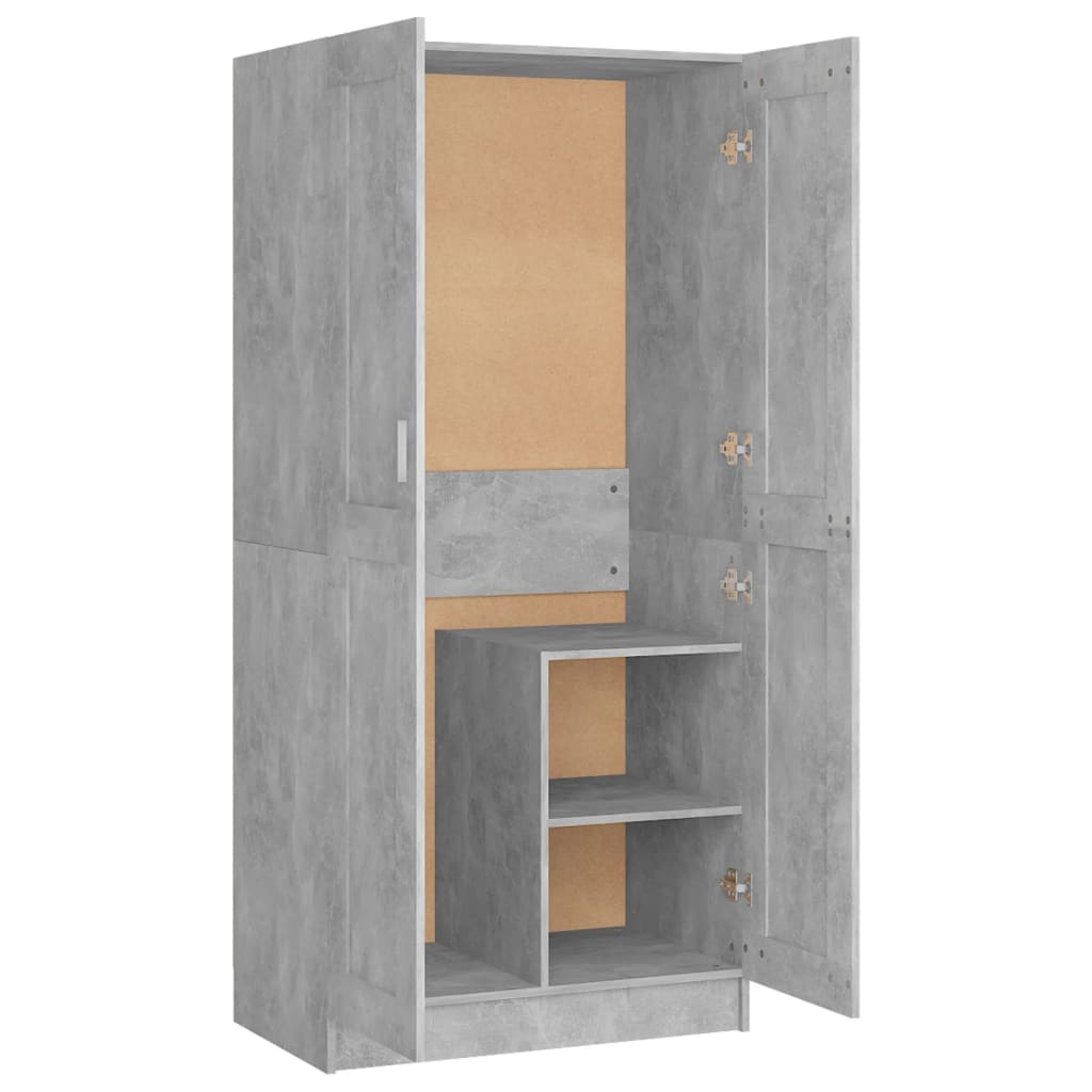 Wardrobe 82.5X51.5X180 Cm Engineered Wood