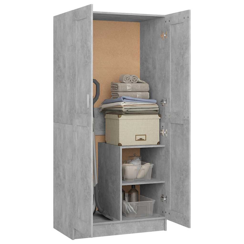 Wardrobe 82.5X51.5X180 Cm Engineered Wood