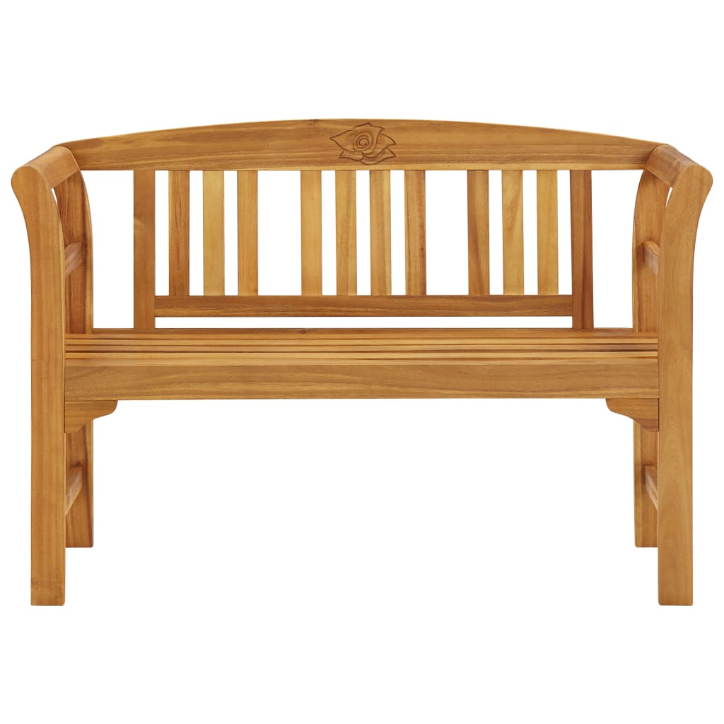 Garden Bench 114 Cm Solid Acacia Wood