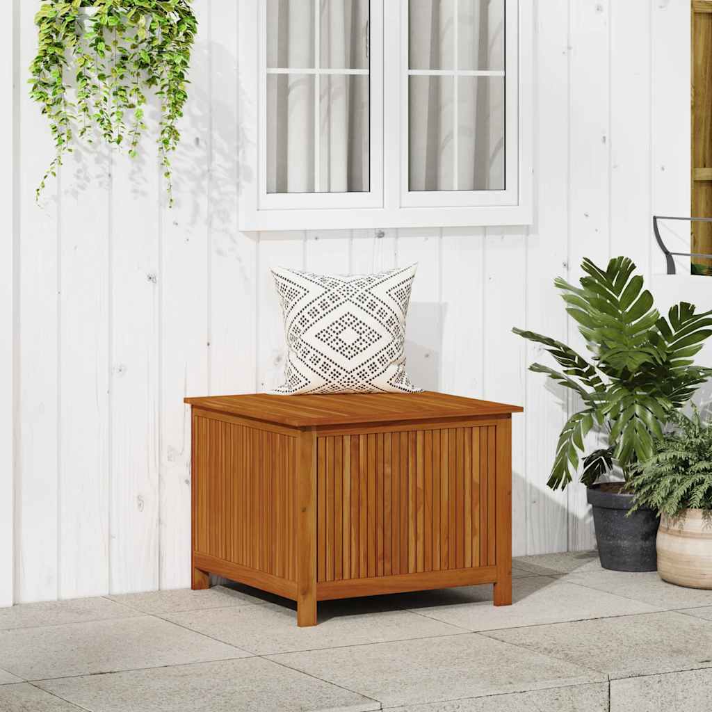 Garden Storage Box Solid Acacia Wood