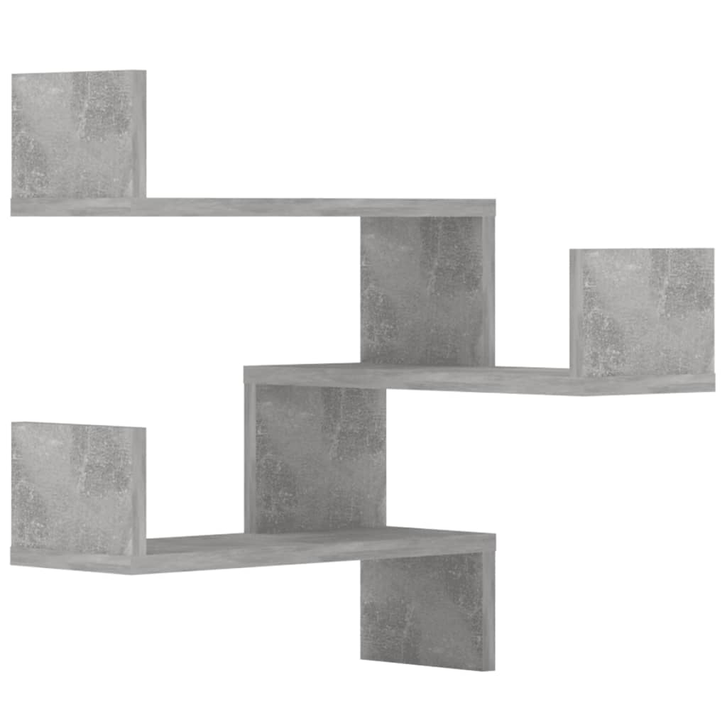Wall Corner Shelf 2 Pcs 40X40X50 Cm Engineered Wood