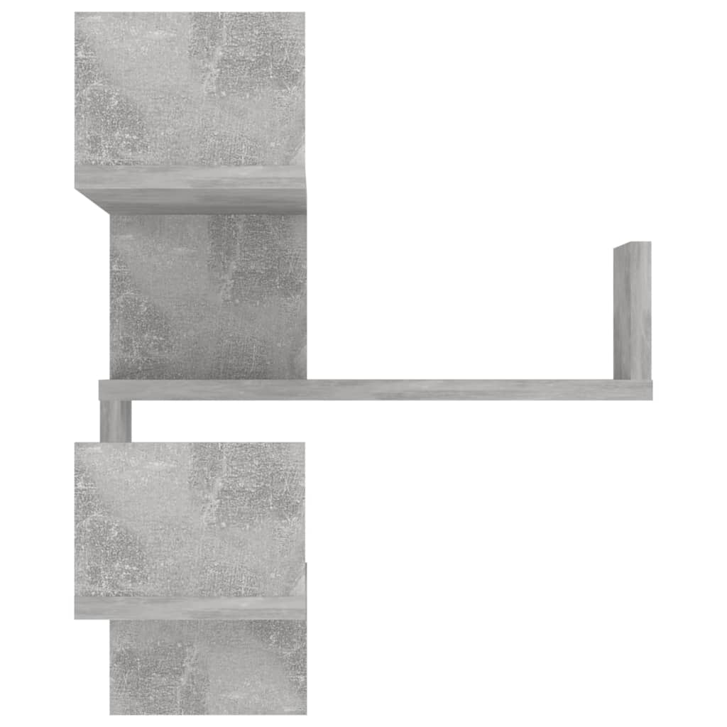 Wall Corner Shelf 2 Pcs 40X40X50 Cm Engineered Wood