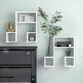 Wall Shelf 2 Pcs 50X15X50 Cm Engineered Wood