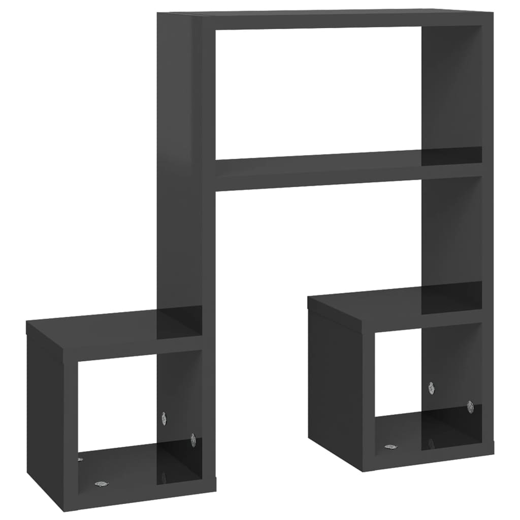 Wall Shelf 2 Pcs 50X15X50 Cm Engineered Wood